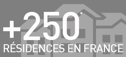 Plus de 250 résidences en France